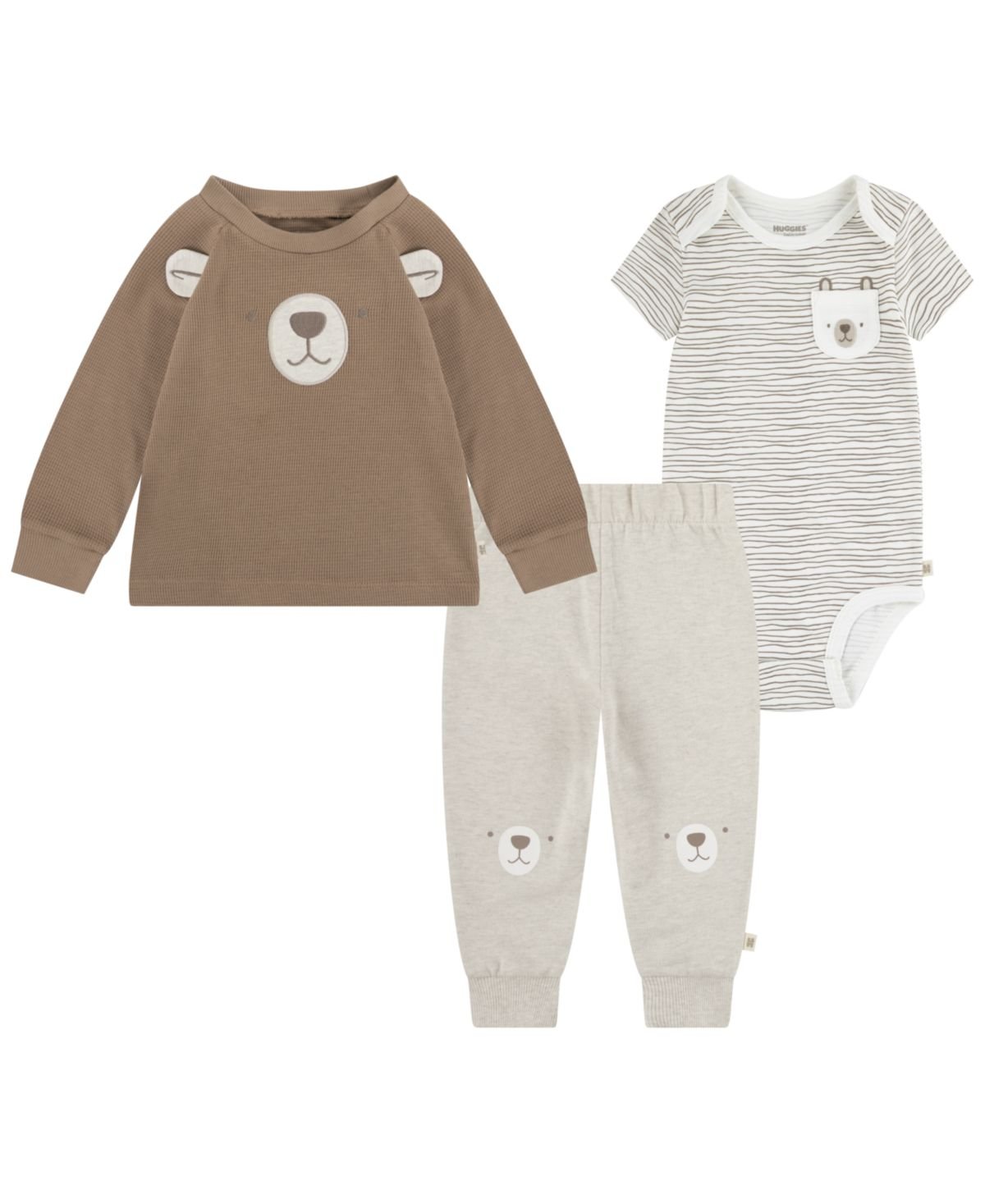 Huggies Baby Boys Crew Tee, Bo Huggies Oatmeal Heather