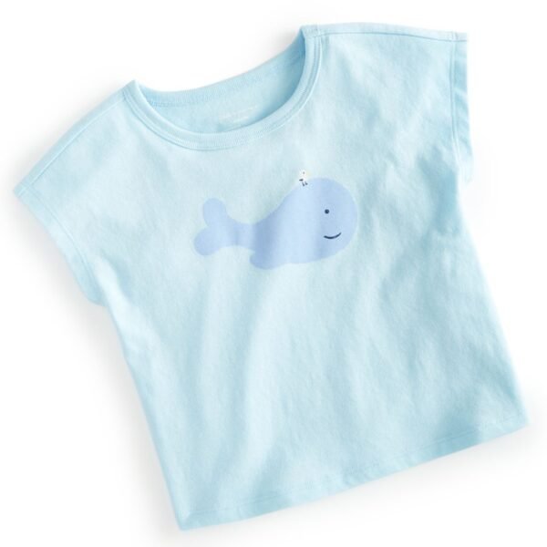 First Impressions Baby Boys Swimming Whale Graph Oasis Blue