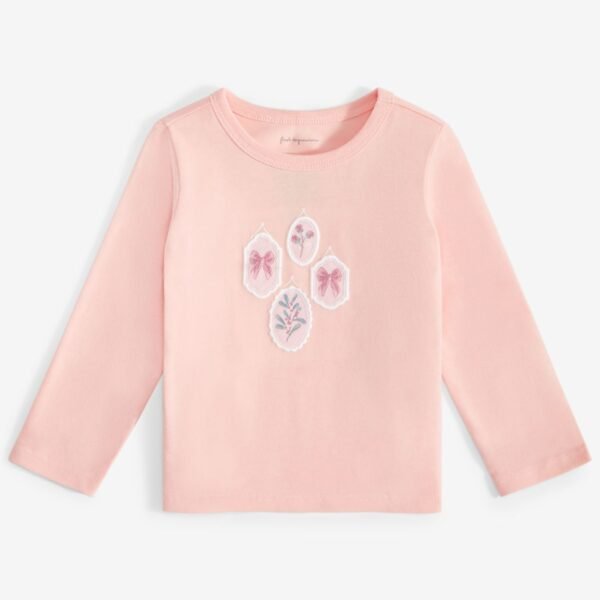 First Impressions Baby Girls Delicate Stamps Gra New Pale Blush
