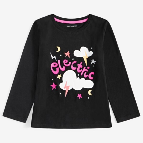 Epic Threads Toddler Girls Electric Graphic Deep Black