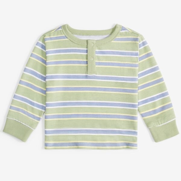 First Impressions Baby Boys Long-Sleeve Striped Reseda