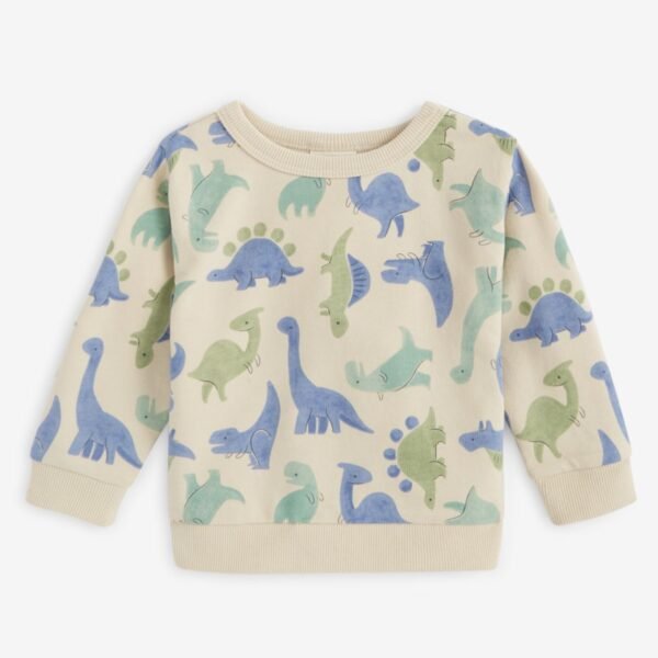 First Impressions Baby Long-Sleeve French Terry Brown Rice