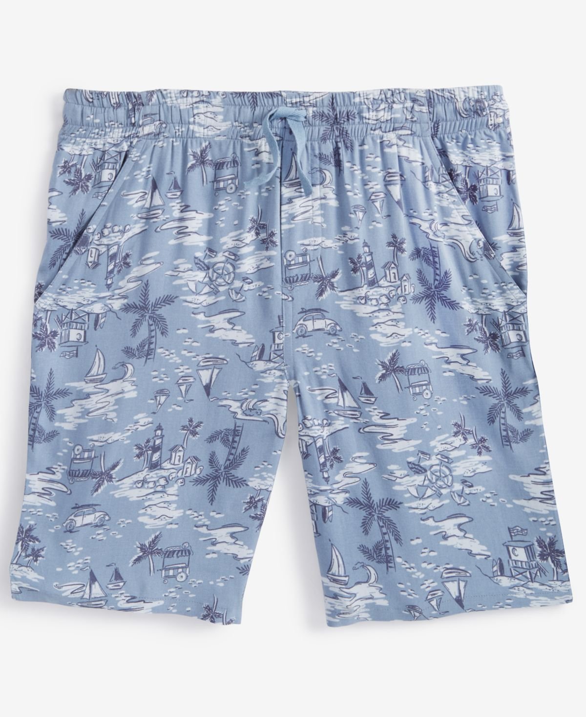 Epic Threads Little Big Boys Scenic Print Blue Ash