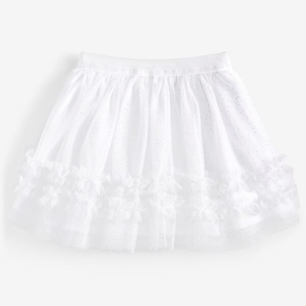 Epic Threads Toddler Girls Glitter Tulle Sk Bright Whi