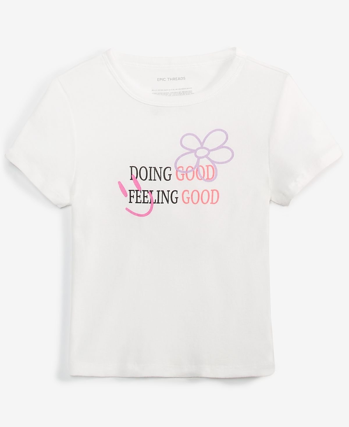 Epic Threads Little Big Girls Good-Graphi Angel Whit