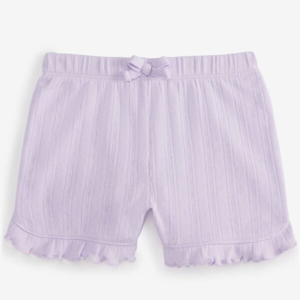 First Impressions Baby Girls Pointelle Shorts Lavender F