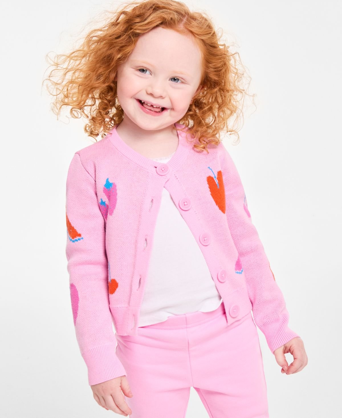 Epic Threads Toddler Girls Fruit Cardigan Bonbon