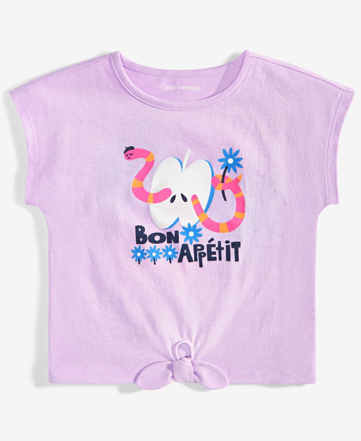 Epic Threads Toddler Girl Bon Appetit Graph Lilac Moon