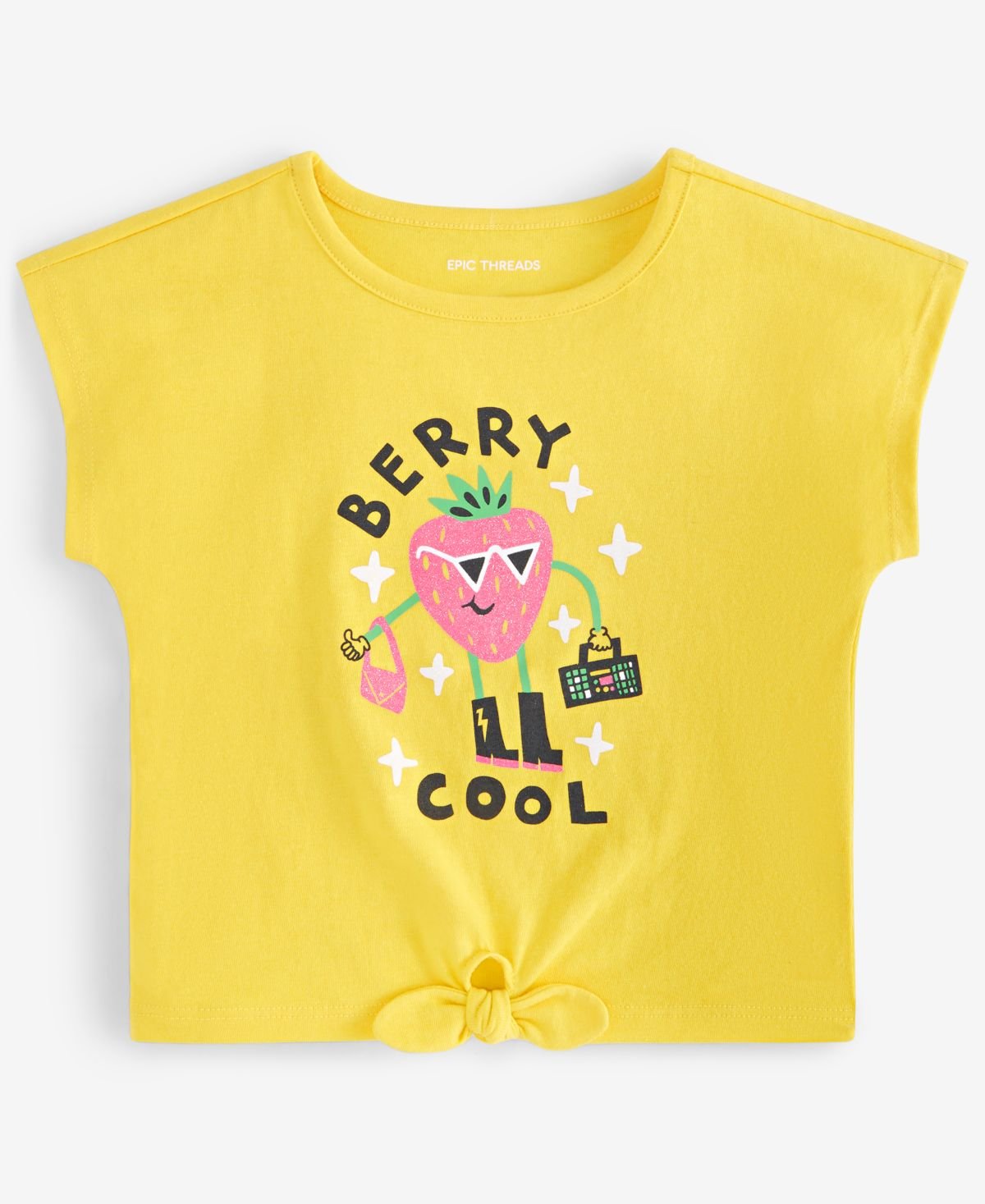 Epic Threads Toddler Girl Berry Cool Graphi Maize Yell