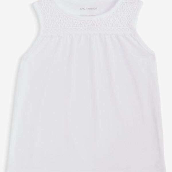 Epic Threads Toddler Girls Crochet Tank Top Bright Peo