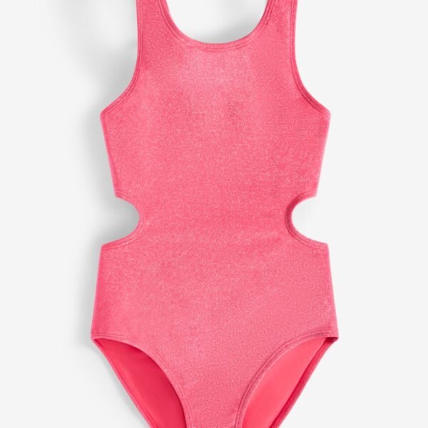 Epic Threads Big Girls Glitter One-Piece Sw Razzle Pink