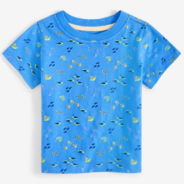 First Impressions Baby Boys Bug Friends Printed Blue Bay
