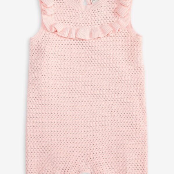 First Impressions Baby Girls Pointelle Cotton Ru Beloved Pink