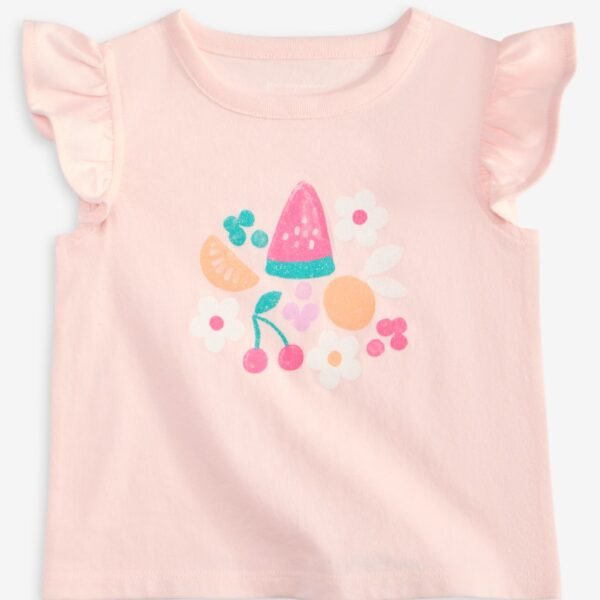 First Impressions Baby Girls Fruit Flower Graphi Beloved Pink