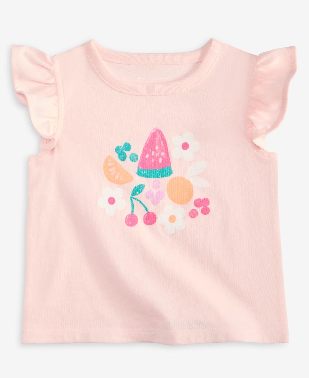 First Impressions Baby Girls Fruit Flower Graphi Beloved Pink