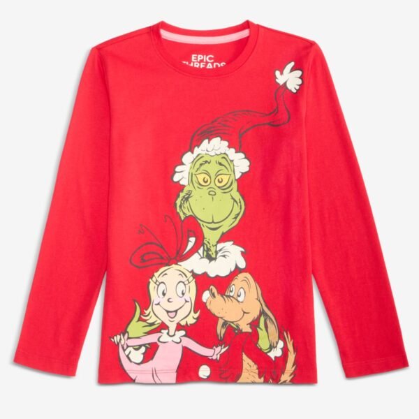 Epic Threads Little Big Girls Grinch Grap Cherry Candy