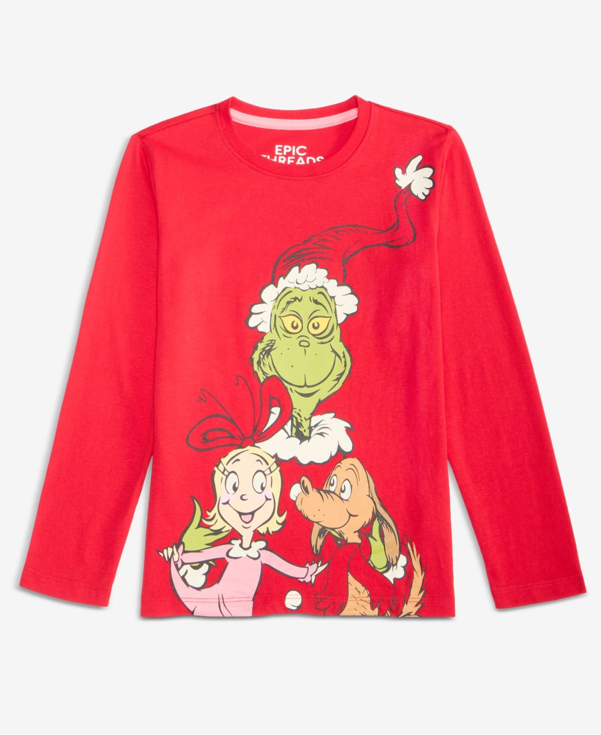 Epic Threads Little Big Girls Grinch Grap Cherry Candy