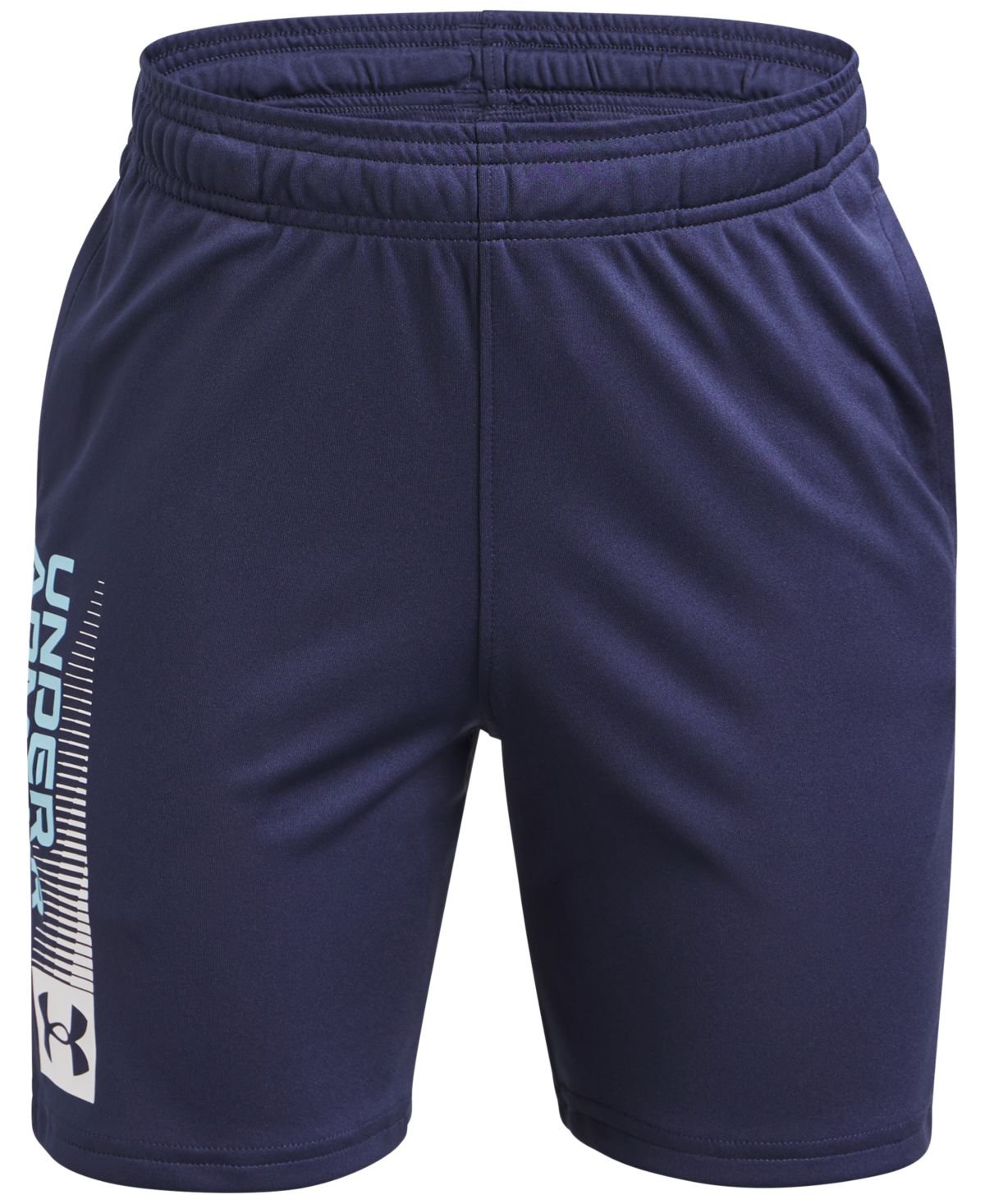 Under Armour Big Boys Tech Wordmark Shorts Blackhorizon Blue