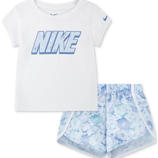Nike Toddler Girls Logo Graphi WhiteBlue Tint