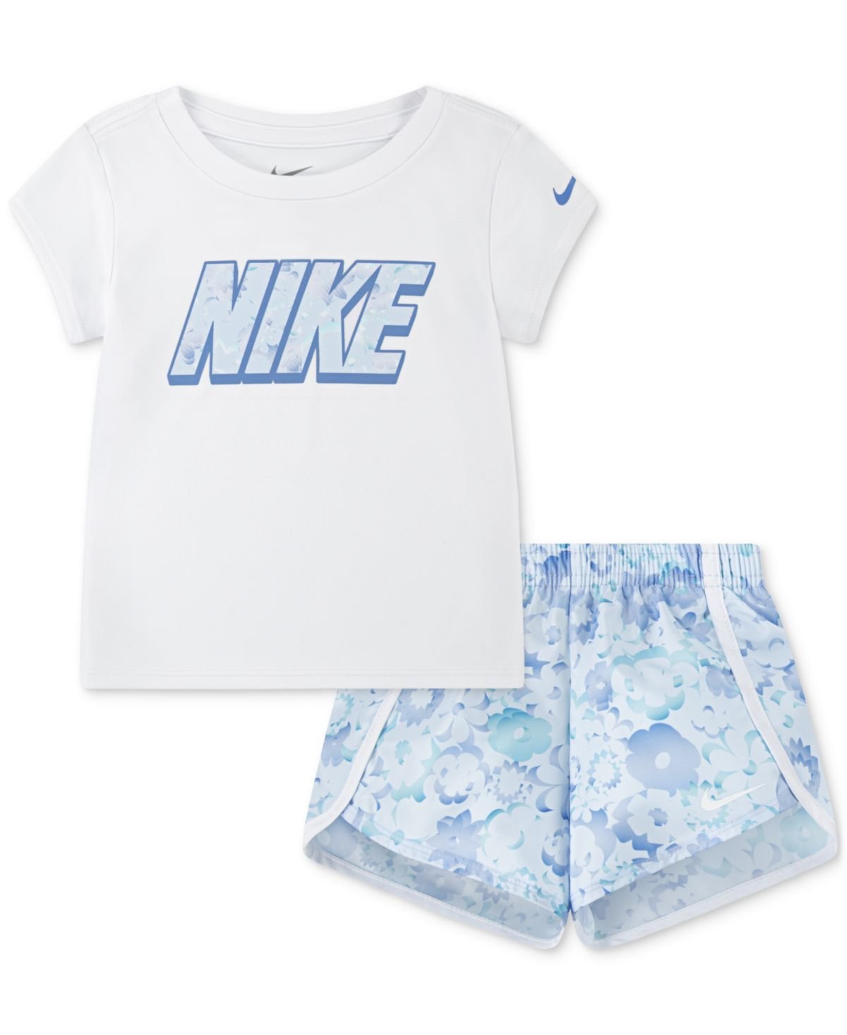 Nike Toddler Girls Logo Graphi WhiteBlue Tint