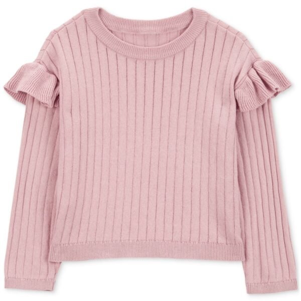 Carters Toddler Girls Cotton Ribbed Lo Pink