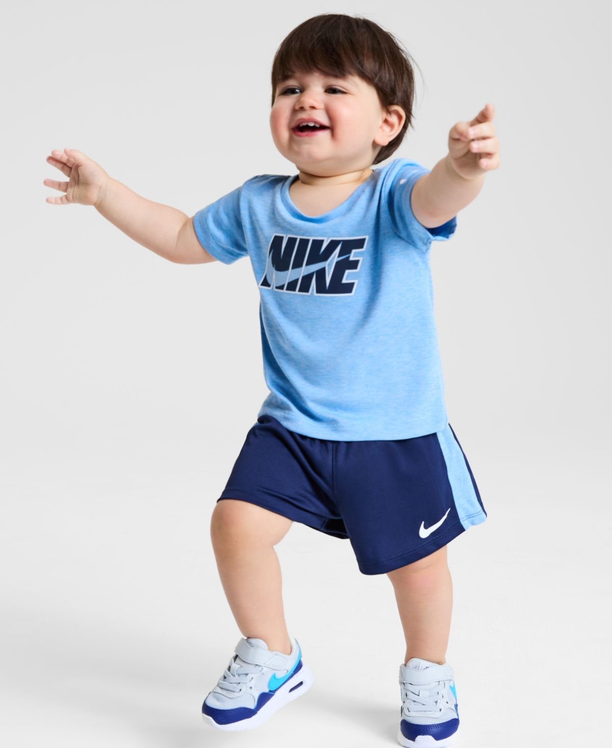 Nike Baby Short-Sleeve Logo T-Shirt Midnight Navy