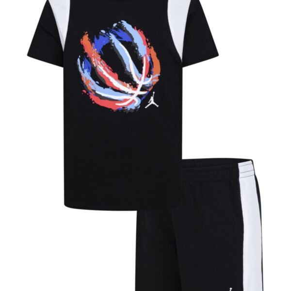 Jordan Little Boys 2-Piece Bal Black