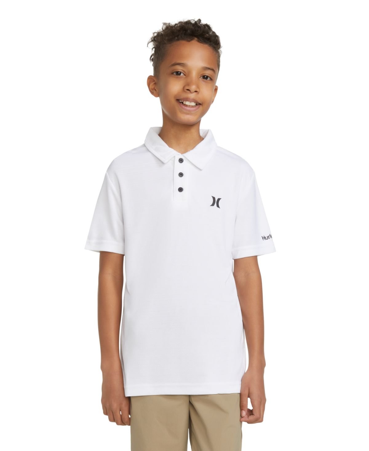Hurley Big Boys H20-DRI Belmont Polo White