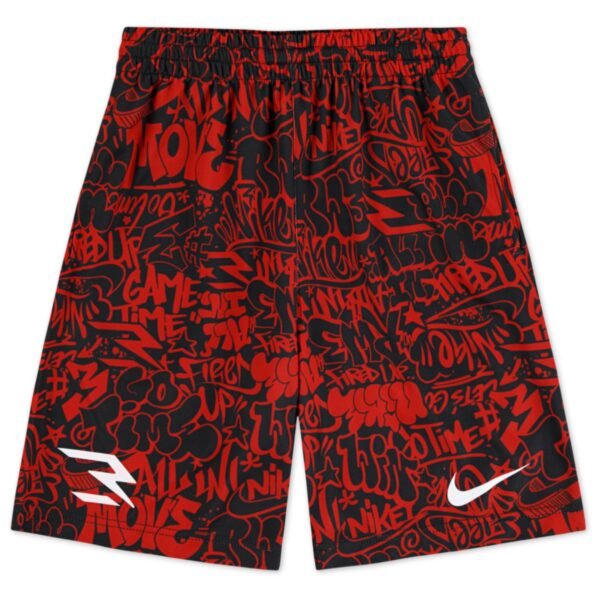 Nike 3BRAND by Russell Wilson Big Boys Graffiti Shorts BlackRed