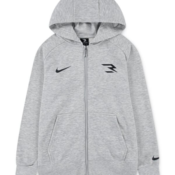 Nike 3BRAND by Russell Wilson Big Boys Fleece Zipper Hoodie Black