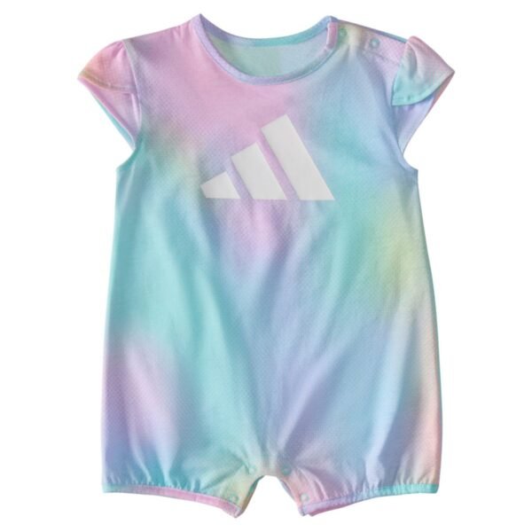 adidas Baby Girls Short Sleeve Semi flash aqua
