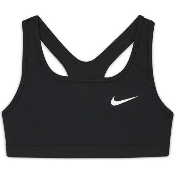 Nike Girls Swoosh Sports Bra Black L 1416
