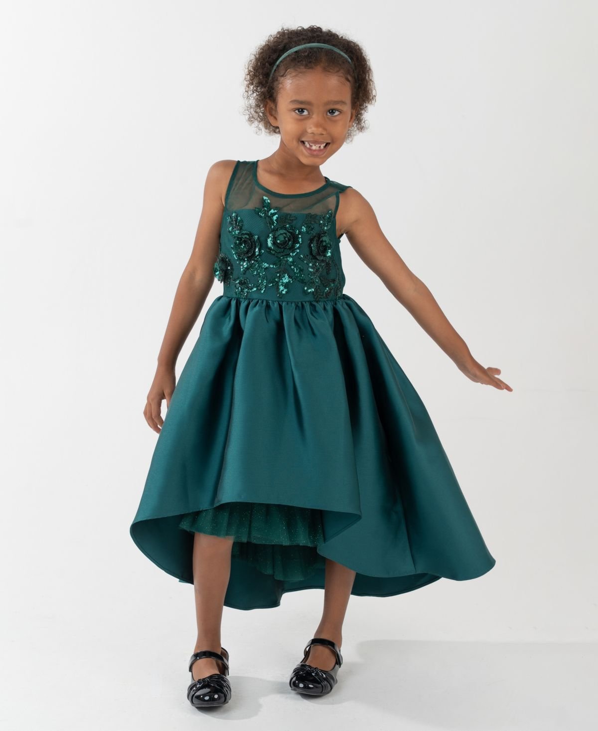 Rare Editions Girls 2T-6X Sequin Applique Il Hunter