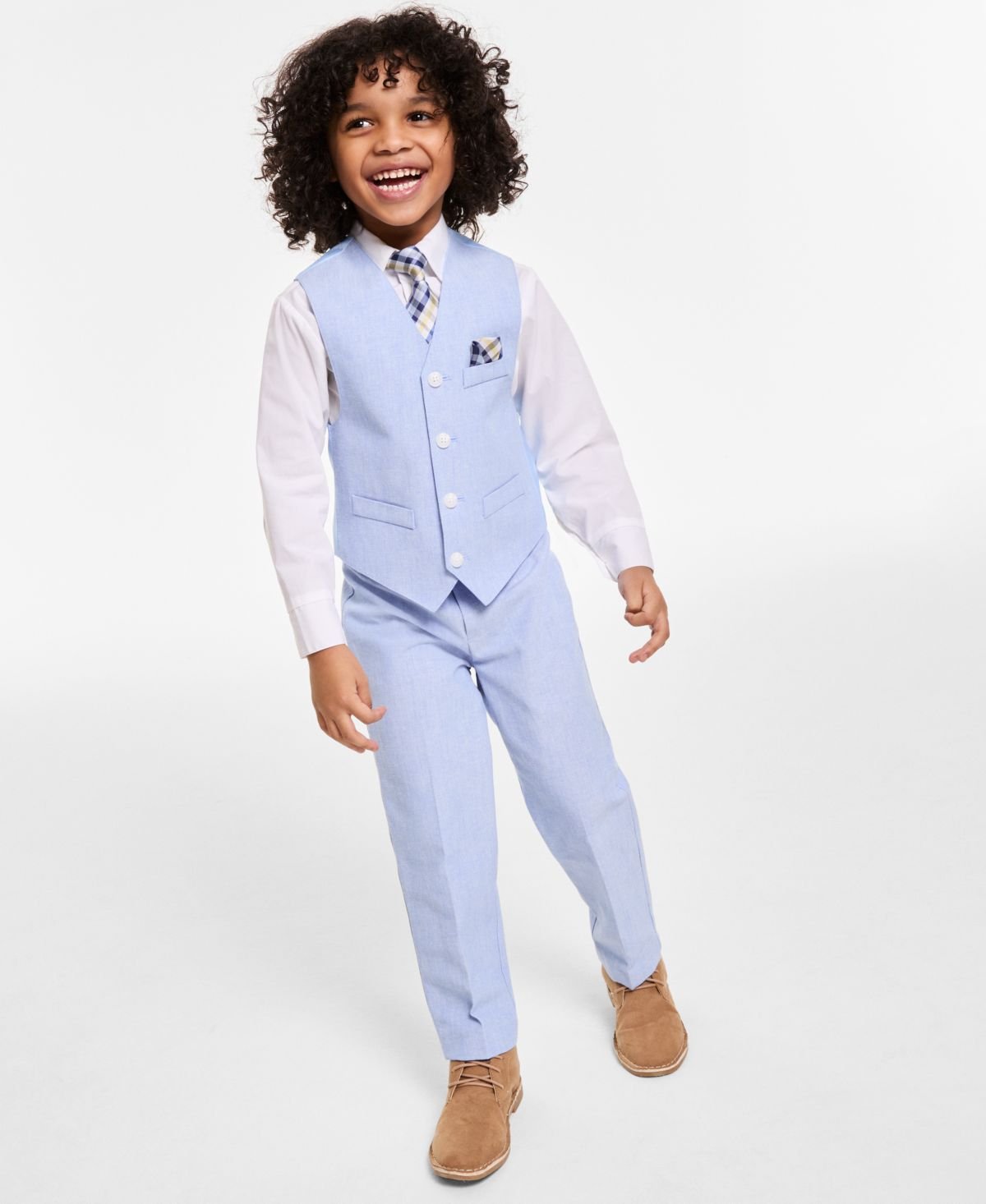 Nautica Toddler Little Boys Vest, Pl Light Blue