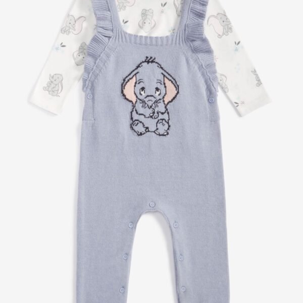 Disney Baby Girls Dumbo Knit Shirt Blue