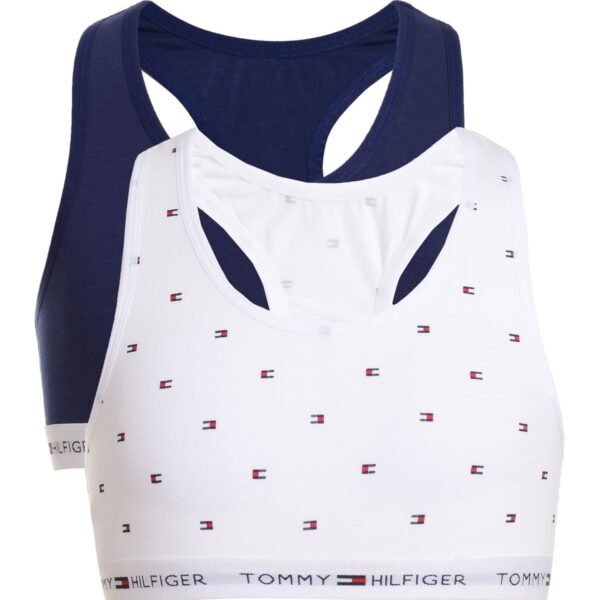 Tommy Hilfiger Little Big Girls 2-Pk. Cropp White